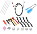 22pcs Crevice Cleaning Brushes Set,Drain Snake,Pipe Cleaners,Straw Brush,Drain Clog Remover,Toilet Bowl Cleaner,Long Bottle Brush,Sink Plunger