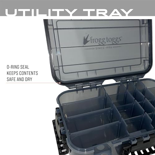 FROGG TOGGS Waterproof Utility Box, Tackle Storage, Dry Box