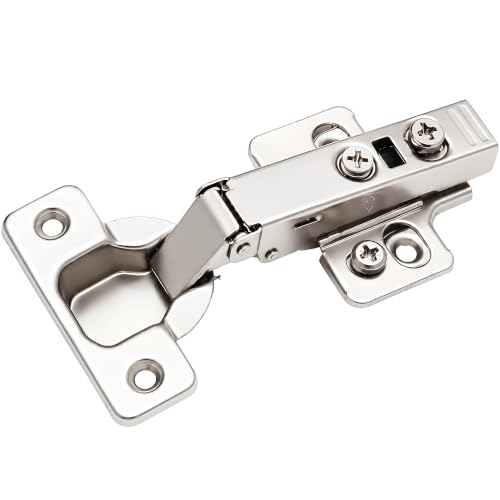 4-Pack Full Overlay Frameless Soft-Close European Hinges - size: 4 Pieces
