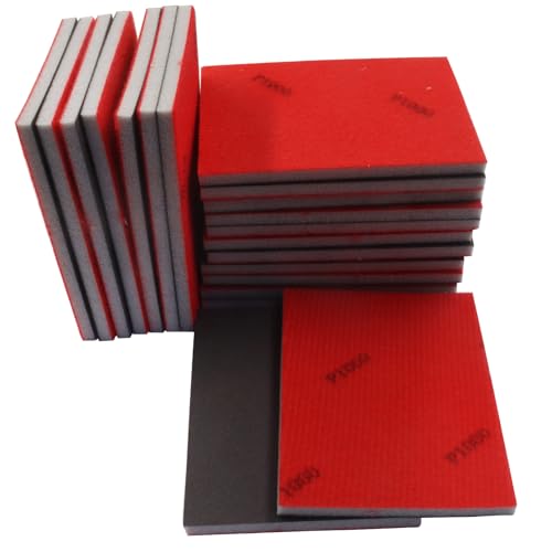 20 PCS Ultra Fine 1000 Grit Sanding Sponge - size: 1000 Grit