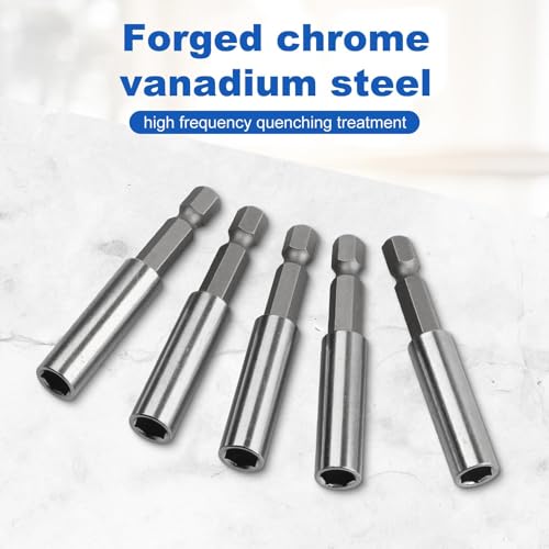 Rocaris 2.36 Inch Strong Magnetic Drill Bit Extension Holder, 5 Pack - style: 5 Pack