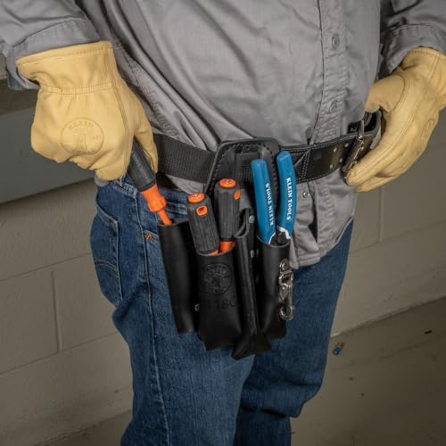 Klein Tools 85073INS Insulated Screwdriver Set, Made in USA, features 1000V Phillips, Slotted and Square Tips, Cushion Grip Handles, 3-Piece - style: Insulated Set