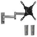 Mount-It! Lockable RV TV Mount for Camper, Trailer, Motorhome, Truck & Boat, Full Motion, Quick Release, Rust-Resistant Aluminum, Dual Wall Plates for Indoor & Outdoor, 19-43 TVs, 33 lbs, VESA 200x200