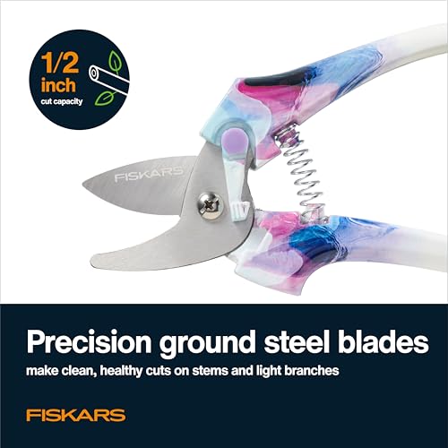 Fiskars 2-Piece Garden Tool Set, Pruning Shears & Vegetable Scissors - style: Pruner & Veggie Shears Set