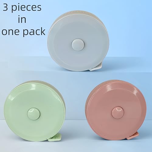 Sewing Retractable Measure Tape | Soft Fabric & Body Measuring for Accurate Sewing and Body Measurements | Durable Cloth Tape Measure with Retractable Design Double Sided Measuring cm and inches