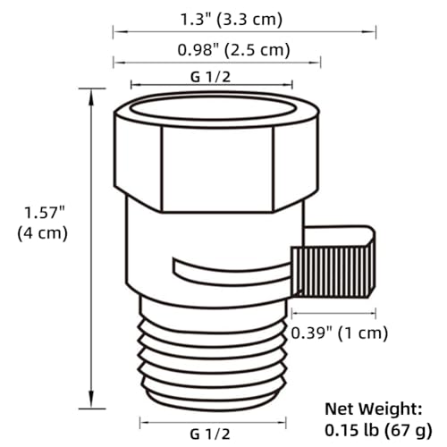 APLusee Shower Head Flow Restrictor for Bathroom Shower, Brushed Nickel - color: Brushed Nickel