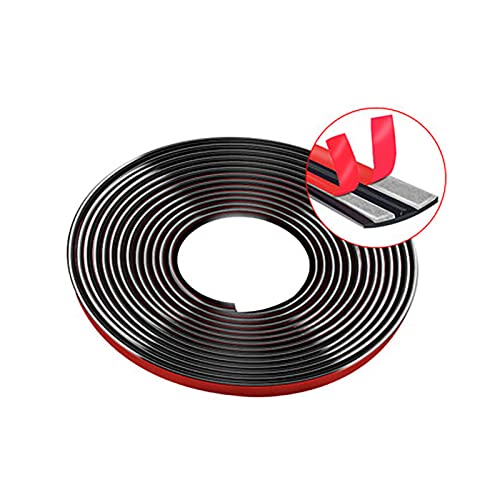 Car Windshield Weather Strip 19mm Rubber Weather Stripping Trim for Car Truck Roof Sunroof Front Rear Windshield (5M/16Ft) - size: 0.75 in x 16 ft