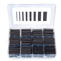 650 Pcs Heat Shrink Tubing Kit, 2:1 Wire Shrink Wrap Tube, 8 Sizes, Black - size: Ratio 2:1
