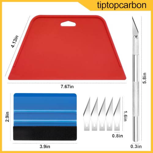 tiptopcarbon Wallpaper Kit Wallpaper Smoothing Tool Wallpaper Tools for Peel and Stick on Contact Paper Hanging Vinyl Backsplash Window Film - color: 01 Basic Kit