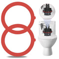 Flush Valve Seal for Kohler, Canister Flush Valve Toilet Tank Gasket Replacement Parts Compatible Kohler K-GP1059291 K-4436, Upgraded Silicone Material Toilet Repair Kit Inside Tank, 2Pcs