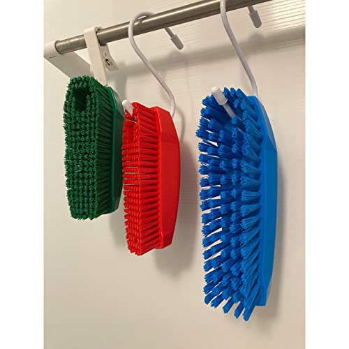 Vikan 35874 Brush,Scrub,Medium,7",PP/PBT,Red - color: Red