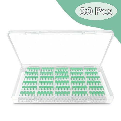 30PCS Lever Wire Connectors 5 Port Electrical Connectors Lever Nuts - size: 5 Ports
