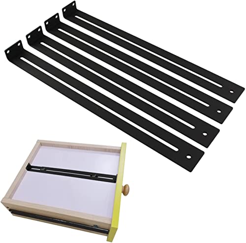 Drawer Repair Kit, Furniture Repair Accessory Bracket Middle Mount to Reinforce and Repair Breakage, for Wood/Particleboard/MDF Chest of Drawers - Screws Included