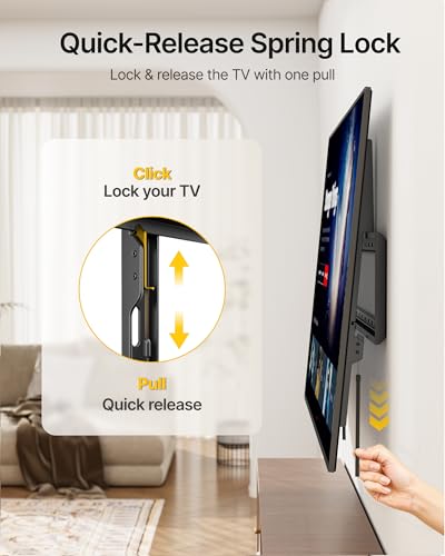 monTEK Heavy Duty Fixed TV Wall Mount for 60-120 Inch TVs up to 300 lb - size: 60"-120" Fixed