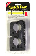 2 Set- END of Road Original Quick Fist Clamp for mounting Tools & Equipment 1'' - 2-1/4'' Diameter (Pack 2) 10010, 2 Set Multicoloured