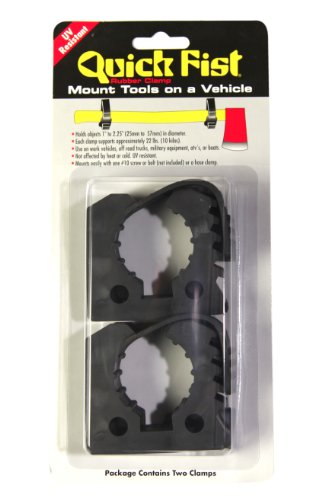 2 Set- END of Road Original Quick Fist Clamp for mounting Tools & Equipment 1'' - 2-1/4'' Diameter (Pack 2) 10010, 2 Set Multicoloured