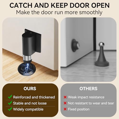 Magnetic Door Stopper,Metal Floor Mount Door Holder