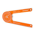Jorgensen 7" Aluminum Miter Saw Protractor, Angle Finder Tool