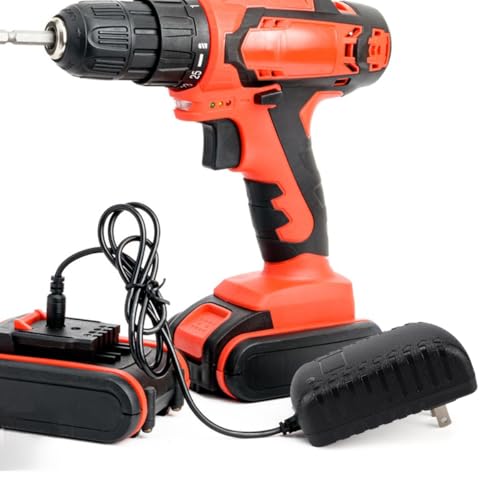 21V Lithium Battery Charger with 21 Volt Output, Wall Supply Adapter for Mini Chainsaws, Electric Wrenches, Hand Drills, Electric Screwdrivers, and Power Tools (US Plug)