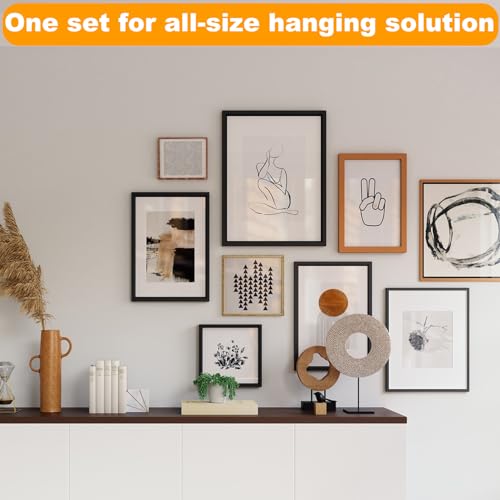 Nail for Hanging Pictures Assortment Kit - 650Pcs Small Nails, Finishing Nails, Hanging Nails, Picture Nails, Wall Nails for Hanging, Pin Nails - size: 650Pcs Black Nails