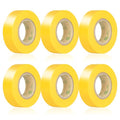 Yellow Electrical Tape, UL Approved, 0.7in x 33ft, 6 Pack - color: Yellow