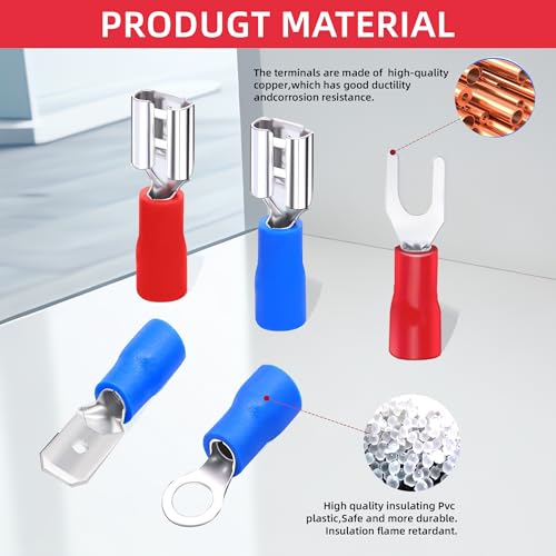 201PCS Wire Stripper Tool Kit,Self-Adjusting 8" Automatic Wire Stripping Tool for AWG 10-24, 3-in-1 Automatic Wire Stripper/Cutter/Crimper, Universal Wire strippers for Electrical Work