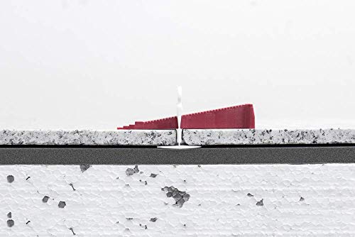 1/16" T-Lock ™ Complete KIT Anti lippage Tile leveling system by PERFECT LEVEL MASTER ™ 300 spacers & 100 wedges in handy bucket ! Tlock