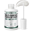 White Touch Up Paint Pen - Multi Surface White Paint for Cabinets, Furniture, Wall, Door, Metal, Wood & Enamel Appliance Scratch Repair - High Coverage, Quick Dry & Waterproof (1.5 Oz, Semi-Gloss)