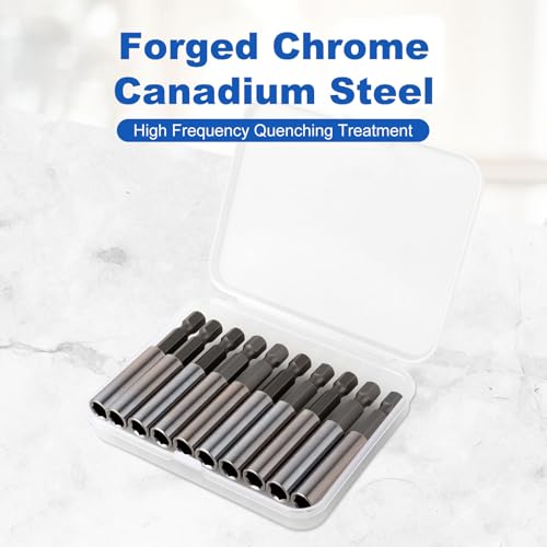 Rocaris 10 Pack Magnetic Extension Socket Drill Bit Holder - style: 10 Pack