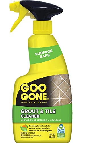Goo Gone Grout & Tile Cleaner - Stain Remover - 14 Fl. Oz. - size: 14 Fl Oz (Pack of 1)