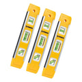 9 Inch Torpedo Level, Magnetic Box Level with 45°/90°/180° Bubbles, Shock Resistant Bubble Level Tool for Measuring - 3 PCS (Pack of 3) - size: 3 PCS (Pack of 3)