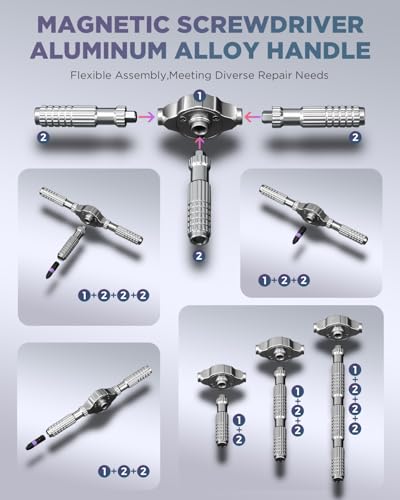 40 in 1 Ratchet Screwdriver Set, Magnetic Ratchet Screwdriver, S2 Steel Bit - size: 40 in 1