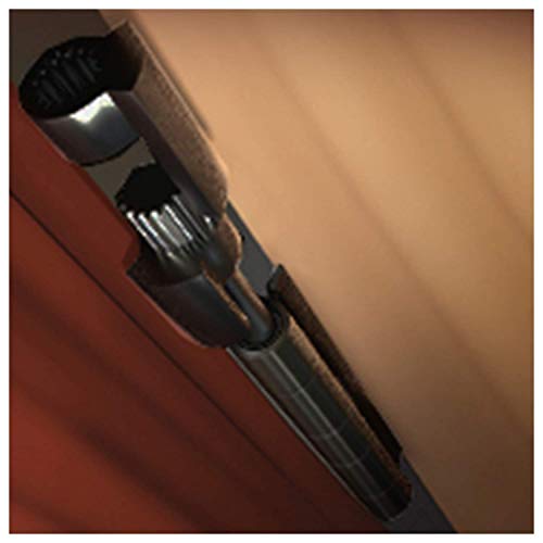Nuk3y Door Saver 2 II Hinge Pin Stop Fits All 3"" to 4-1/2"" Residential Hinges (Oil Rubbed Bronze) - color: Oil Rubbed Bronze