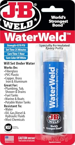 J-B Weld 8277 WaterWeld Epoxy Putty Stick - 2 oz. - size: 2 oz - 1 Pack