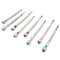 Hordion 8Pcs Micro Precision Screwdriver Set 0.6-2mm, Flat - size: 8Pcs Flat