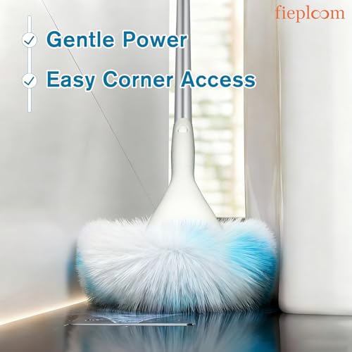 Non-Scratch Tub Tile Scrubber Brush, 48" Long Handle (1-Pack)