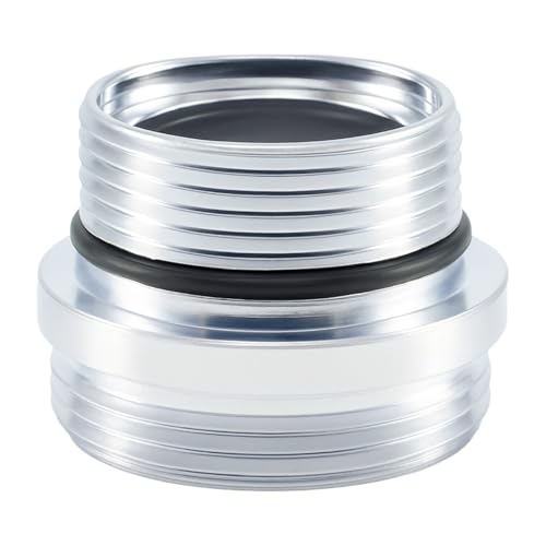 Faucet Aerator Adapter, M18.5 Male to 55/64" Male Adapter(M18.5-M22) - color: Silver, size: M18.5-M22