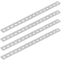 GBGS 4 Pack Flat Straight Bar Brackets,Slotted Mending Plates