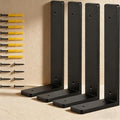 8"x 4"Shelf Brackets, die-cast Formation, Vertical Angle, Premium Alloy Metal Heavy Duty Shelf Bracket, high Strength Mounting Hardware Included, Corner Brace Joint,Pack of 4 ,8 INCH x4 INCH(No Beam) - size: 8 INCH x 4 INCH (No Beam)