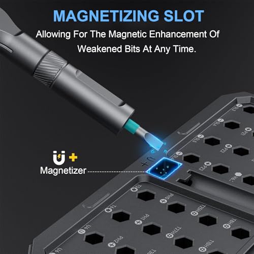 42-in-1 Magnetic Screwdriver Set, DIY Ratchet Screwdriver Set with Detachable Handle, Portable Compact Repair Tool Kit for Furniture Laptop Electronicsv Bicycle - style: 42 in 1