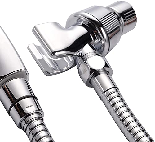 Shower Arm Holder for Handheld Shower Head, Adjustable Mount Bracket, Shower arm Adapter with Swivel Ball, 1/2-Inch, Chrome, Color3 - color: Color 3