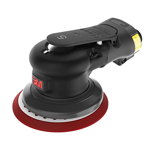 3M Pneumatic Random Orbital Sander, 88937, 5 in, Non-Vacuum, 3/16 in Orbit - size: 5 in, 3/16 in Orbit, style: Non-Vacuum