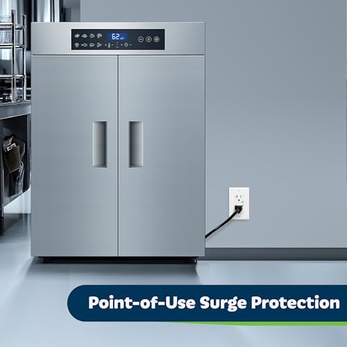 TOPGREENER Surge Protector Outlet, Tamper-Resistant, 20A 125V, White - color: White, size: without wall plate(20A)