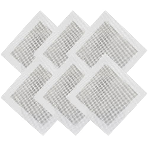 6Pcs Drywall Repairs Patch,6 x 6 Inch Drywall Repair Kit, Self Adhesive Wall Hole Repair Kit for Damaged Drywall or Ceiling - size: 6 x 6 Inch