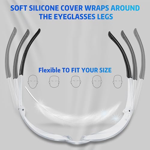 Salfboy Ansi Z87.1 Certified Safety Glasses, Bulk Protection Glasses - color: Clear