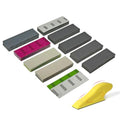 Micro Detail Sander Paper Kit 90 PCS Wet Dry Sandpaper (Grit 320 to 5000) - style: Grey(Grit 320-5000)