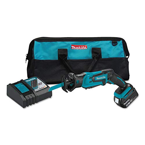 Makita XRJ01T 18V LXT® Lithium-Ion Cordless Compact Recipro Saw Kit (5.0Ah) - style: Kit