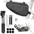 Bike Repair Kit, Bike Bag With Tire Pump, Bike Multitool, Allen Wrenches - size: Bike Frame Bag Set