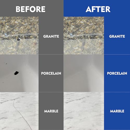 Tile Repair Kit 3.4 oz - Porcelain Repair Paste Reattaches Missing Pieces