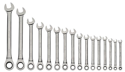 Williams WS-1122NRC Combo Ratcheting Wrench Set, 1/4-Inch - 1-1/4-Inch, 16-Piece - size: 1/4 - 1-1/4 Inch (16 Pieces)